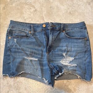 Denim Distressed Women's Shorts